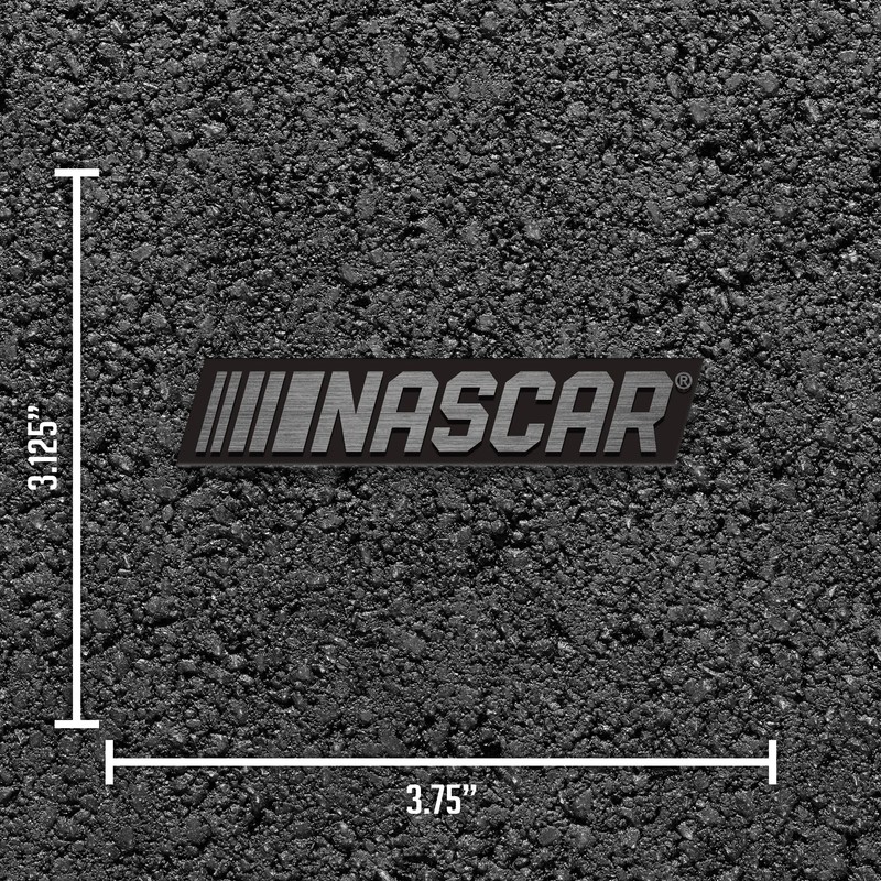 Rico Industries NASCAR Racing Standard Antique Nickel Auto Emblem for