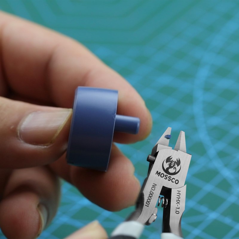 MOSSCO Model Nippers, Ultra-thin Single-edge Nippers for Advancers Repair Plastic