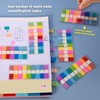 Golcellia 756 Pieces Transparent Sticky Notes Page Markers Book Tabs