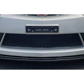 10 Front License Plate Tag Holder Mounting Mount Adapter Bumper Kit Bracket for Acura (All Models) Quantity Discount (9.45$ to 5.60$)(Each with 6 Screws+2 Built in Nuts)–Premium Car Accessories (10)