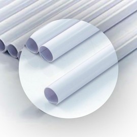 ANGIX 8 x Radiator Pipe Covers Sleeves White 15mm - (8 Pack)