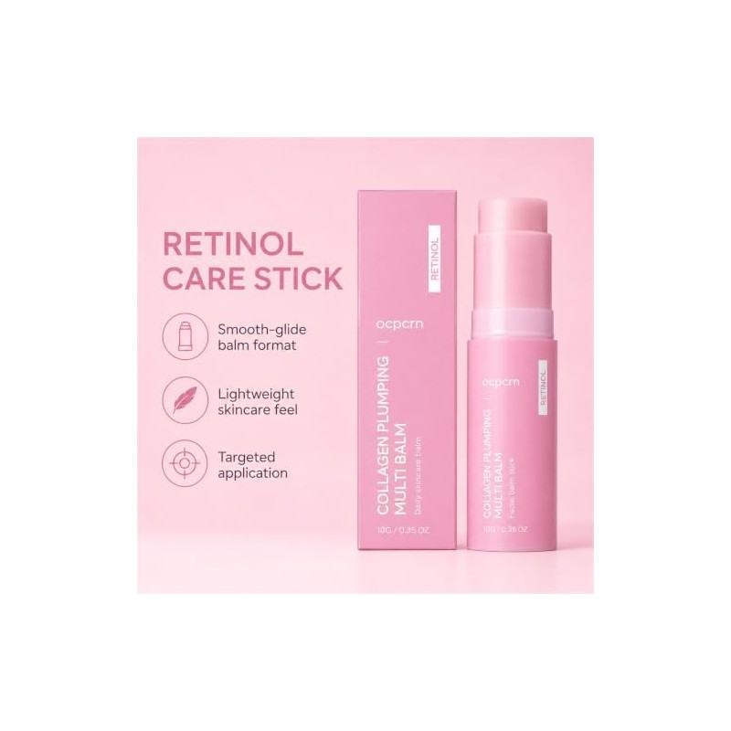 Barra Facial con Retinol, Bálsamo Hidratante para Rostro 10g