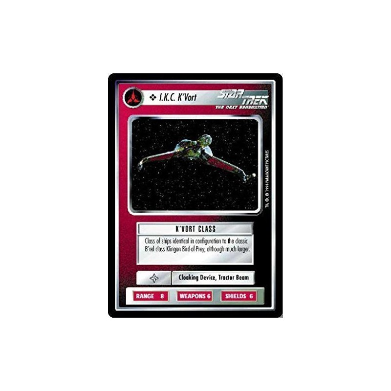 Decipher Star Trek CCG 1E Premier Limited (B Border) IKC