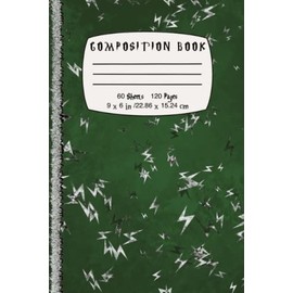 Slytherin Inspired Composition Notebook