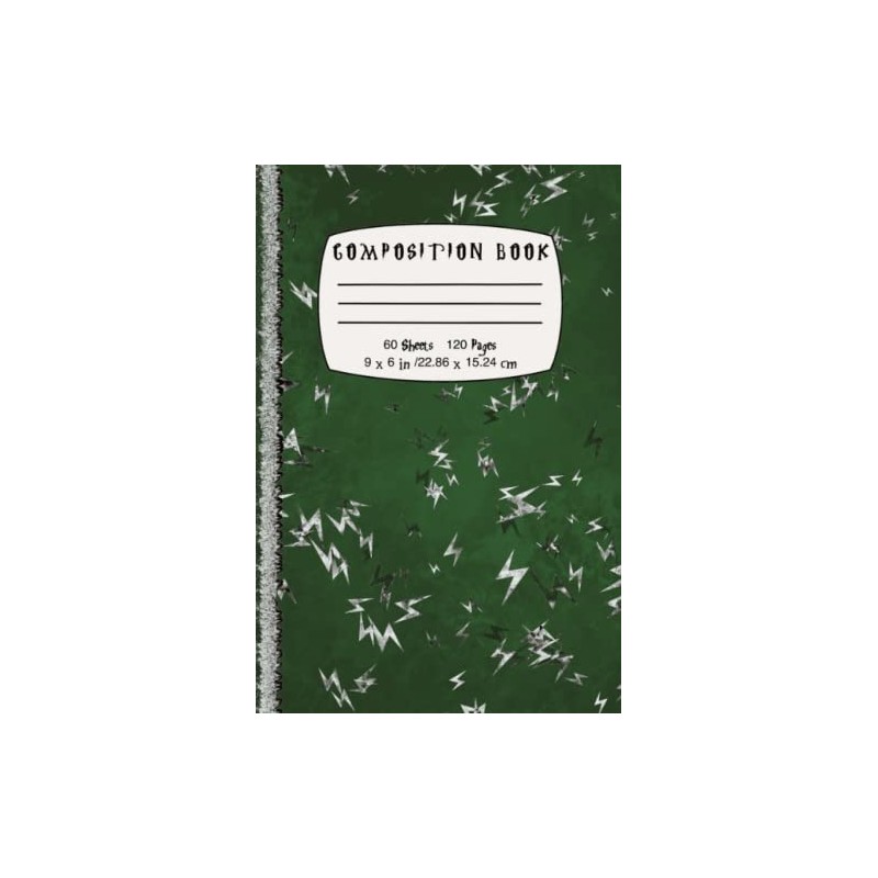 Slytherin Inspired Composition Notebook