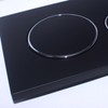 Black Dual-Flush Actuator Plate for Geberit Concealed Cisterns Compatible with