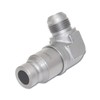 90 Degree Flat Face Hydraulic Quick Connect Coupler Set, 3/4″