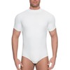 Landofgenie Mens Mock Neck Short Sleeve Onesie Solid One Piece