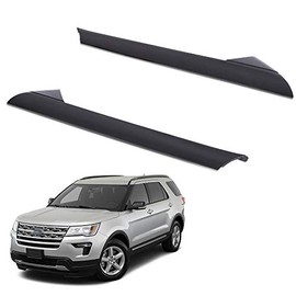 One Pair Compatible for Ford Explorer 2011-2019 Outer Windshield Molding Trim Left and Right Side