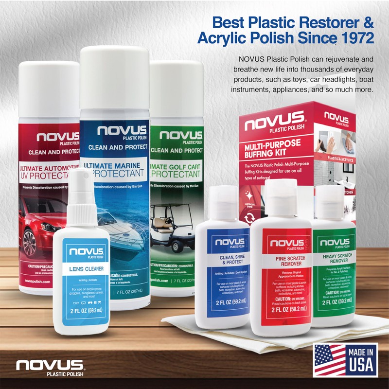 Novus Plastic Polish | DIY Chip Repair Kit | One
