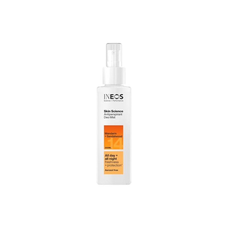 INEOS Skin Science Antiperspirant Deo Mist Mandarin + Sandalwood, 200ml