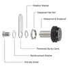 PATIKIL 1-1/8" Combination Cam Lock, 2 Pcs File Cabinet Locks