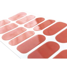 TOUGH GIRLS | 20 Exquisite Gel Nail Polish Strips w/Application Accessories - No UV/LED Lamp Required (Coral)