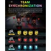 TOWILD TL08 Bike Rear Light with Expression DIY Function,Gradient Color