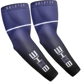 beister Arm Cover, UV Protection, Compression Arm Warmer, Unisex, Sun Protection, Anti-Slip, Breathable, Sweat Absorbent, Quick Drying, For Sports, Running, Cycling, Gaming, Basketball, Volleyball