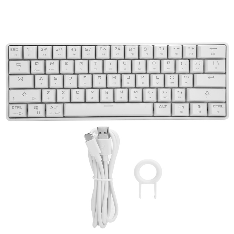 Mechanical Keyboard 61 Key BT5.0 USB Dual Mode Blue Switch
