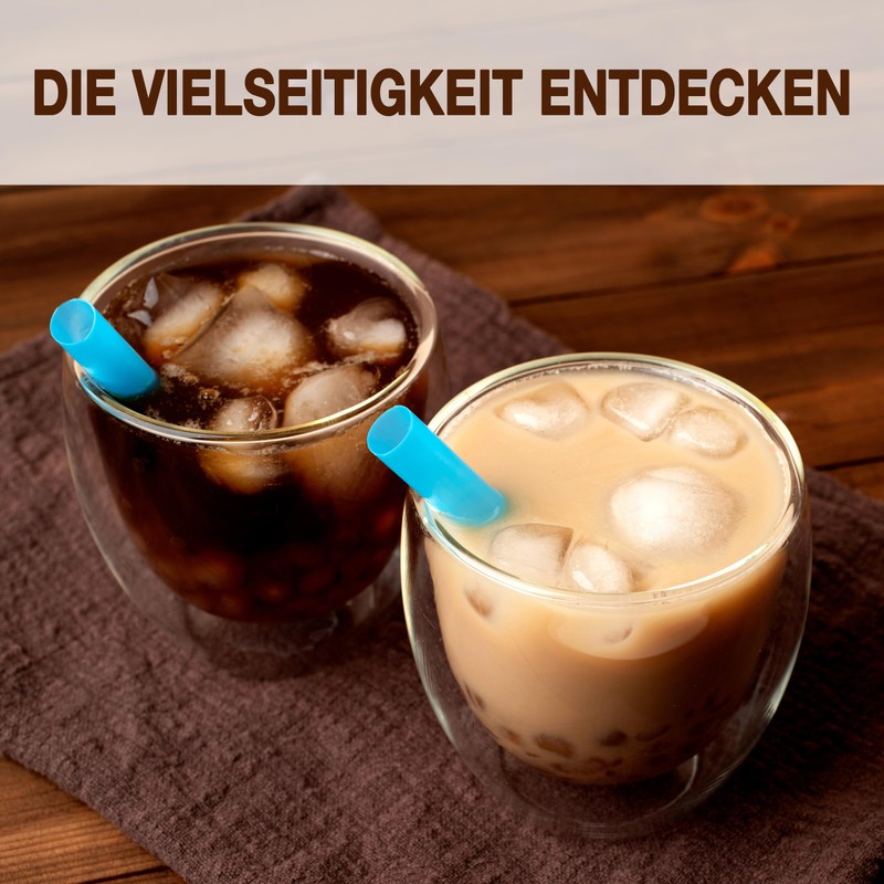 NORDIC SCHILLER Double-walled coffee glasses, latte macchiato glasses, double-walled, 2