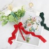RIBBOOO 3 Rolls Christmas Set Chiffon Ribbon 1 inch× 5