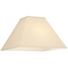 Beige Linen Large Square Lamp Shade 6" Top x 16"