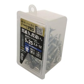 Yawata Screws NP 0.2 x 1.0 inches (5 x 25 mm) for Thick Plates (96 Pieces) Installation on Iron Plates 0.09 - 0.5 inches (2.3 - 12 mm) Thick Without Hole