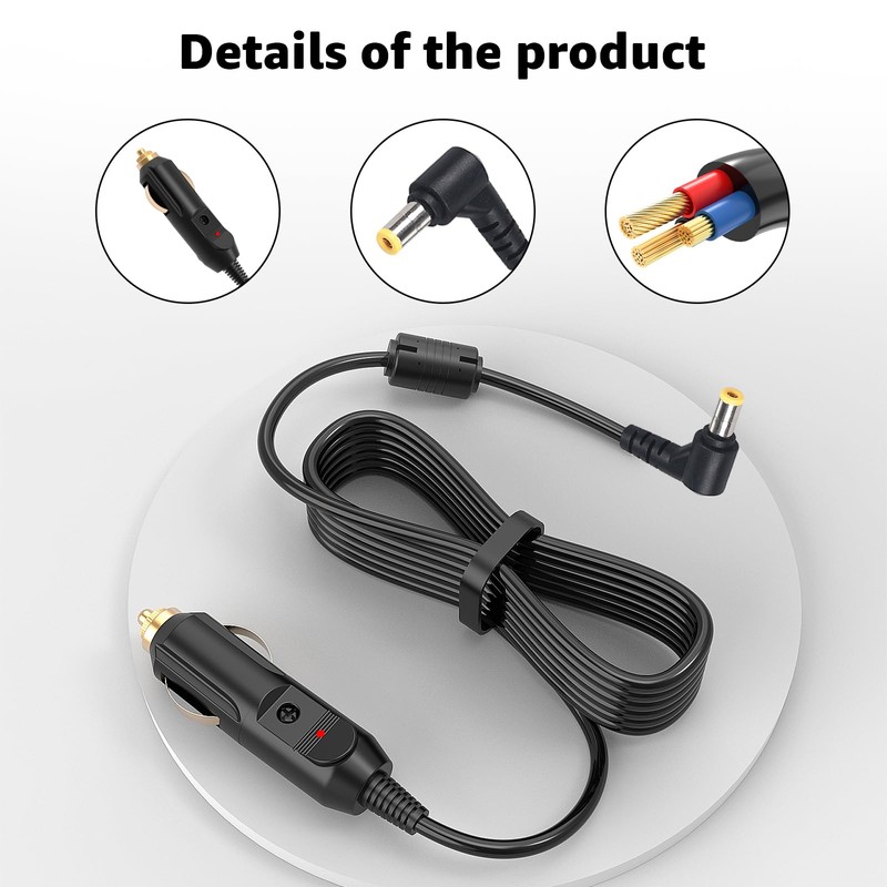 DC Power Adapter for Caire Freestyle Comfort - 12V/24V Car