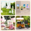 JEAWIWI 4PCS White Easel Stand for Wedding Sign Stand, 65