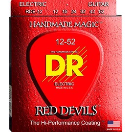 DR Strings Red Devils-Extra-Life Red Coated Electric 12-52