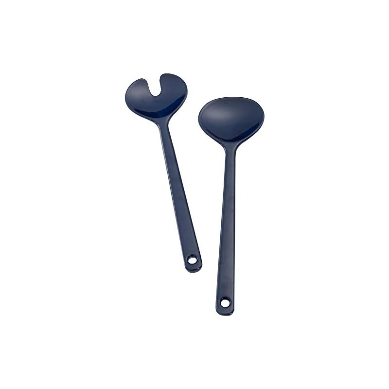 BRUNNER 0830039N.C8C Set Posate per Insalata Melamina, Design Blu Cosmic