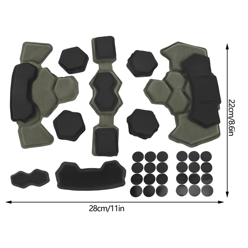 Helmet Padding Kit Memory Foam Pad Protective Mat Universal Motorcycle