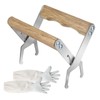 MIGUBIGU Honeycomb Puller Pliers with Goat Leather Beekeeper Gloves, Beekeeper