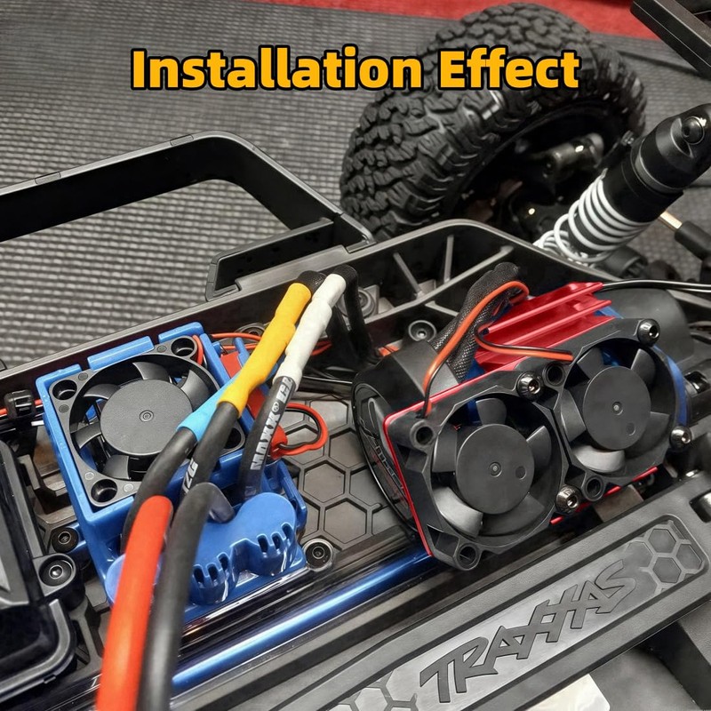 VXL-3s ESC Cooling and Motor Cooling Fan Dual Fan Set,