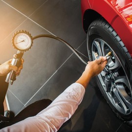 Lwuey Inflador De Neumáticos Tubo, Manguera para Inflar Extensión 24cm/10 Pulgadas Coche Motocicleta Bicicleta Bomba Adaptador Mandril Inflado Rápido Válvula Americana Tuercas Portabrocas Conexión