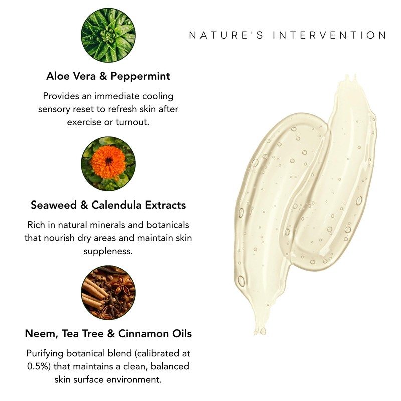 Nature's Intervention Soothing Equine Aloe Gel, Neem, 200g
