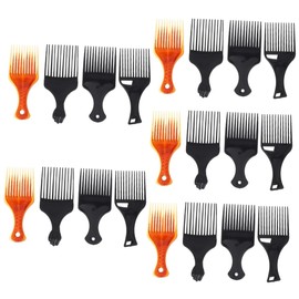 OHPHCALL 20pcs Wide-tooth Hair Comb for Afro and Curly Hair Styling Tools for Men Includes Fist and Soft Tooth Combs for Versatile