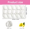 Silicone Lemon Mold, 15-Cavity Fruit Shape Baking Tray for Desserts,