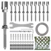 RiaYer Professional T316 Stainless Steel Wire Trellis Kit for Climbing