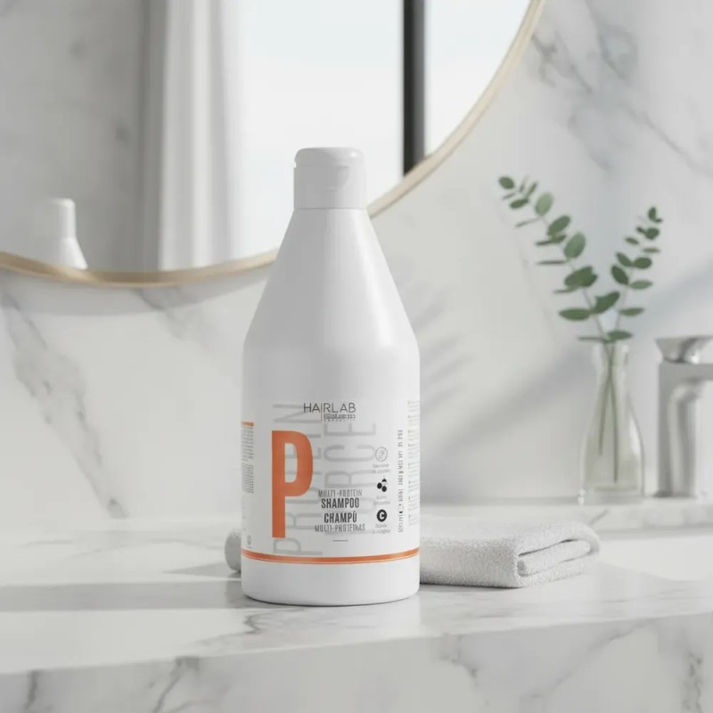 Shampoo Salerm Hair Lab Multi Protein Reparación Capil 600ml