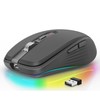 2.4G Wireless Mouse Dual Mode 2400 DPI Bluetooth Mouse with