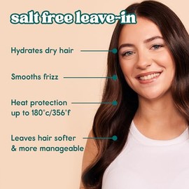 Nature Spell Rosemary Water Leave-in Conditioner, Vegan,150ml | Heat Protectant, Detangling, Strengthens Hair, Smoothes & Adds Shine, for All Hair Types