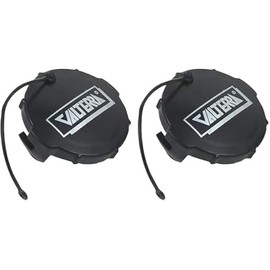 Valterra 1216.1015 Products, Inc. T1020 3" Black Termination Cap with Bayonet Hook (Pack of 2)