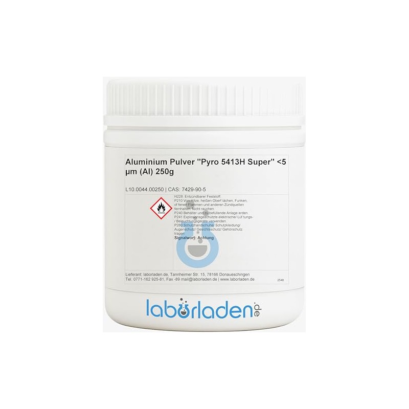 250g Aluminium Powder 5413UF (Aluminium Powder) Ultra Fine 5µm laborladen
