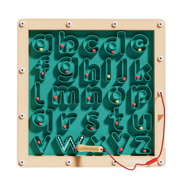 TOP BRIGHT Magnetic Alphabet Game for 3 4 5 Years
