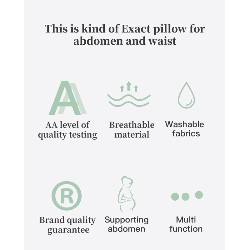 Panda cute pregnancy maternity side pillow suporting abdomen and waist