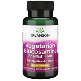 Swanson Vegetarian Glucosamine - Shellfish Free 500 Milligrams 90 Veg Capsules