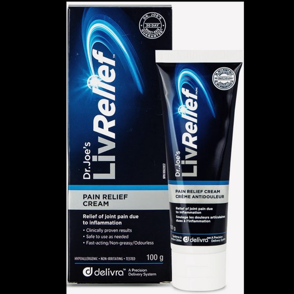 LivRelief Pain Relief Cream, 100g
