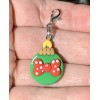 Christmas Tree Ornament Charm Zipper Pull & Keychain Add On