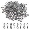 pson 100Pcs 4mm 4.5mm Ball Chain Pull Loop Connectors, Stainless