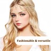 MIRKUZI Hair Bands for Women Bohemian Tassel Headband, Tassel Chain