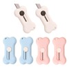6Pcs Retractable Mini Utility Knife Bones Shaped Box Cutter Cute