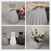 Houkiper Plastic vase, Vases for Flowers Ceramic Look Unbreakable Home